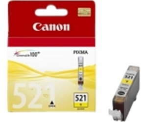 Cartucho tinta canon cli 521 amarillo 9ml pixma 3600 -  4600 -  4700 mp 540 -  550 -  560 -  620 -  630 -  640 -  980 mx860 -  870