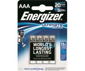 Blister 4 Pilas Ultim Lithium Tipo L92 (aaa) Energizer 639171