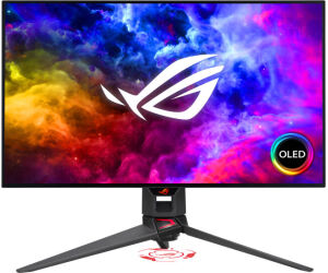 Oled asus pg27aqm 26.5pulgadas 2560 x 1440 0.03ms 240hz hdmi displayport usb reg. altura