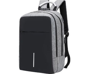 Mochila Maillon Backpack Ginebra Usb 16" Gris