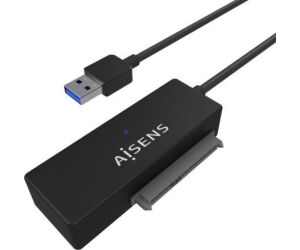 Adaptador para Discos Duros 2.5"/3.5" Aisens ASE-35A01B/ USB 3.0 - SATA/ con Alimentador