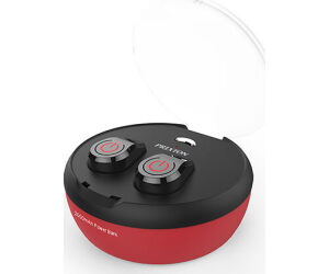 Auriculares Prixton Oyster Tws200 Negro- Rojo Bt