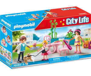 Playmobil ciudad cafeteria