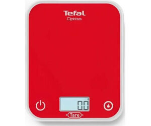 Bscula de Cocina Electrnica Tefal Optiss/ hasta 5kg/ Roja