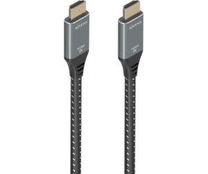 Cable HDMI 2.1 8K Aisens A150-0876/ HDMI Macho - HDMI Macho/ 5m/ Gris y Negro