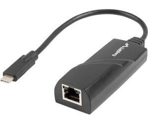 Adaptador lanberg usb tipo c 3.1 macho -  ethernet rj45 hembra -  0.15m