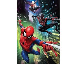 Puzzle lenticular prime 3d 200 piezas marvel spiderman & gwen & miles morales