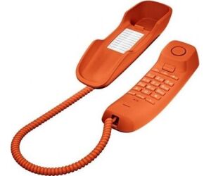 Telefono fijo gigaset da210 naranja 3 tonos