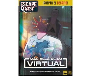 Juego de mesa escape quest 2: mas alla de lo virtual formato libro pegi 12