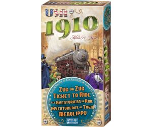 Juego de mesa aventureros al tren! usa 1910 pegi 8