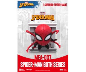 Figura beast kingdom mini egg attack marvel spider - man superior spider - man serie 60 aniversario