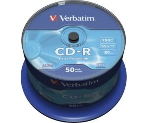 CD-R Verbatim Datalife 52X/ Tarrina-50uds