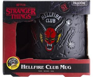 Taza con relieve paladone stranger things hellfire club