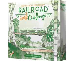 Juego de mesa railroad ink: edicion verde pegi 8