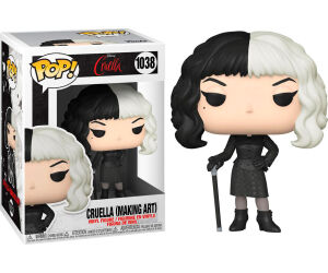 Funko pop disney cruella emma stone cruella de vil con baston creando arte 54466