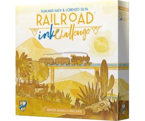 Juego de mesa railroad ink: edicion amarilla pegi 8