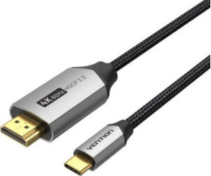 Cable Conversor HDMI 2.0 4K Vention CRBBH/ USB Tipo-C Macho - HDMI Macho/ 2m/ Negro