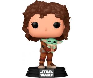 Funko pop mandalorian peli motto con grogu 76552