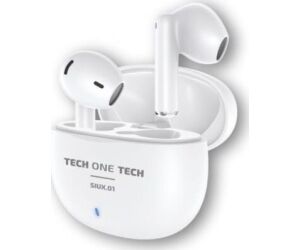 Auriculares Bluetooth Tech One Tech SIUX.01 TEC1401/ con estuche de carga/ Autonoma 5h/ Blancos