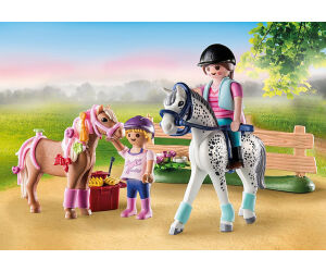 Playmobil starter pack cuidado de caballos