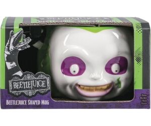 Beetlejuice shaped mug