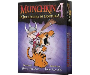 Juego de mesa munchkin 4: que locura de montura! pegi 10