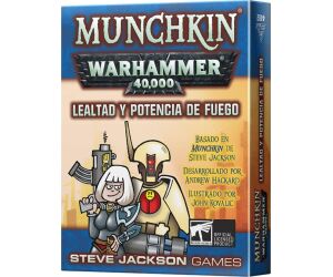 Juego de mesa munchkin warhammer lealtad y potencia de fuego pegi 10