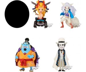 Figura banpresto one piece world collectable wanokuni onigashima 6 unidad aleatoria