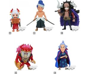 Figura banpresto one piece world collectable wanokuni onigashima 9 unidad aleatoria