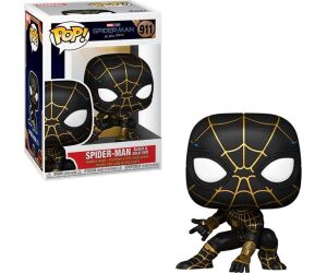 Funko pop marvel spiderman no way home spider - man traje dorado y negro 56827