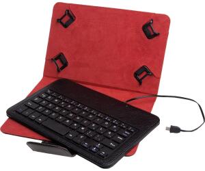 Funda universal phoenix para tablet hasta 8 pulgadas teclado con cable