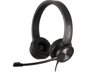 Auriculares NGS MSX 11 Pro/ con Micrfono/ Jack 3.5/ Negros