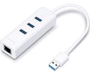 Hub USB 3.0 TP-Link UE330/ 3xUSB/ 1xRJ45/ Blanco