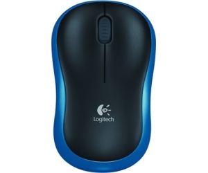 Mouse raton logitech m185 optico wireless inalambrico azul 2.4ghz