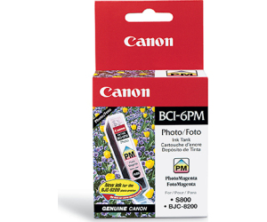 Cartucho tinta canon bci 6pm magenta 13ml s800 -  s820 -  s820d -  s830 -  s900 photo