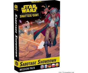 Juego de mesa star wars shatterpoint sabotage showdown mission pack edad recomendada 14 aos