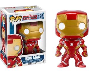 Funko pop marvel capitan america civil war iron man 7224