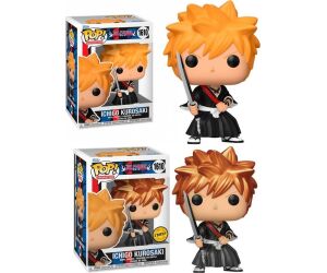 Funko pop animacion bleach ichigo con opcion chase metalica 75508