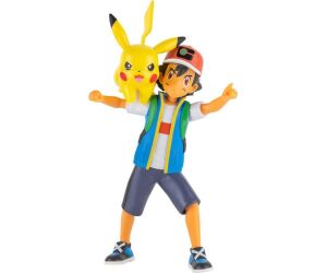 Figura jazwares pokemon batalla feature ash y pikachu 11 cm