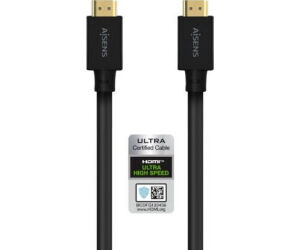 Cable HDMI 2.1 8K Aisens A150-0680/ HDMI Macho - HDMI Macho/ 5m/ Certificado/ Negro