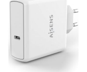 Cargador de Pared Aisens ASCH-1PD60-W/ 1xUSB Tipo-C/ 60W