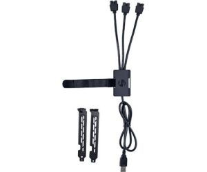 Cable Lianli Usb A A 3 Usb 9 Pin Mb Black