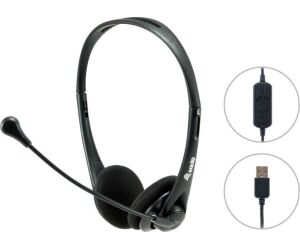 Auriculares equip life 245305 usb tipo a negro