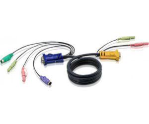 Aten 2L5303P cable para video, teclado y ratón (kvm) Negro 3 m