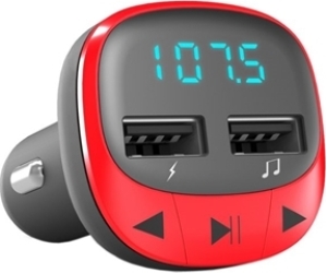 Energy sistem Car Transmitter FM Red (microSD,MP3)