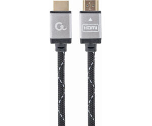 Cable Trenzado Hdmi 2.0 4k 60hz Gembird Select Plus Con Ethernet 7.5m Negro