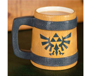 Taza paladone zelda barril escudo hyrule 450ml