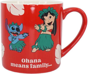 Taza half moon bay disney lilo & stitch ohana means family 310 ml