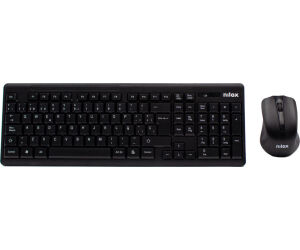 Nilox Teclado+raton NXKMWE0001 inalambrico Negro