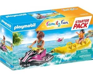 Playmobil starter pack moto de agua con bote banana